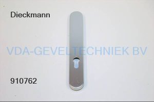 Edi Dieckmann blindschild 245x35 met cilindergat PZ72 afgerond