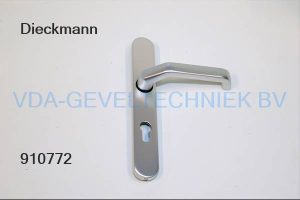 Edi Dieckmann deurkruk binnen langschild PC72  245x35 mm afgerond