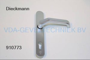 Edi Dieckmann deurkruk langschild PC92 buiten 245x36 mm afgerond Kronos