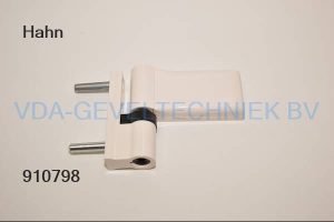 Dr. Hahn 2-delig scharnier Serie KT-EV Fix RAL9001 (opdek 15-20MM)