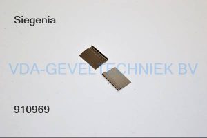 Siegenia Aanslag tbv foutdraaiblokkering FBS TS 5 mm 854716 RVS plaatje
