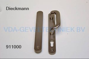 Edi Dieckmann Duwer binnen/ blind buiten PC92 SKG***Afgerond 245 x 30 mm RVS