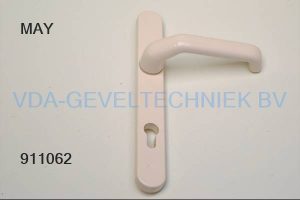 HVN /MAY deurkruk lang smal schild Buiten 2018 6011- PZ92 MASSIEF afgerond Ral9001