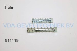 FUHR WISSELSTIFT GEDEELDE STIFT VERL VEER POM870060 60 MM/80MM 9-8MM