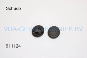 Schuco scharnier kapje 239079 zwart ovaal (prijs per 10 stuks)