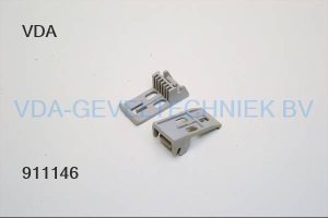 Wavira glaslat klemblok kunstsof grijs