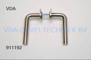 D-Line RVS Krukstel set met losse ronde montagerozetten + patentboutjes