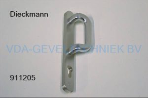 Edi Dieckmann Duwer buitenschild PZ 92 SKG***Afgerond 245 x 30 mm F1