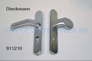 Edi Dieckmann Duwer buiten / kruk Binnen op schild PC72  36x245 mm afgerond Serie Kronos