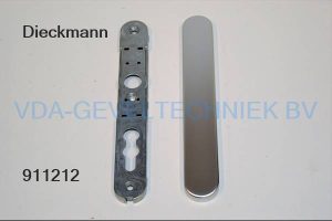 Edi Dieckmann schild Blind 36x245 mm afgerond Serie Kronos. Type 1200/0235