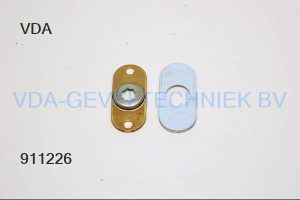 D-LINE OVAAL ROZET VOOR KRUK/KNOP RVS 30X65MM