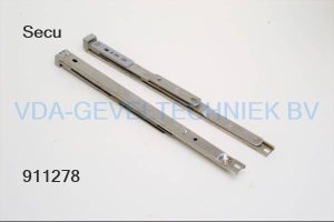 Securistyle rvs uitzetschaar set 310x18mm Links en rechts