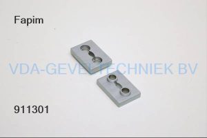 Fapim vulblok voor scharnier Loira 7mm dik Voor aluminium scharnieren. Opbouw. 6666S7 per stuk