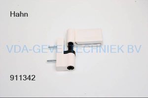 Dr. Hahn 2-delig scharnier KT-V 6R K59090005-K1 RAL9001 Opdek 22-27mm