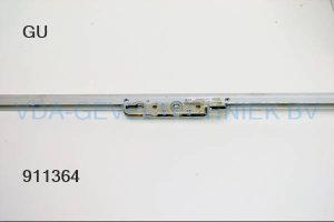 GU hefslot HS 937 Zilver/EV1 GR.28. Doornmaat 27.5 mm. Lengte 2675MM voor een deurhoogte FFH 2200-2675MM. Hef-slot voor Hef-schuifdeur/raambeslag Max deurgewicht 150-200KG. 6-30019-28-0-1 /