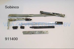 Sobinco alu montage schaar set tbv  draaikiep raam 35148-10R rechts