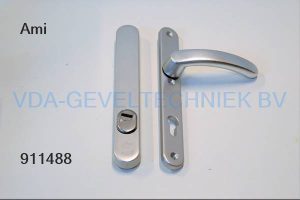 Ami buitenschild/langschild incl.kerntrek EV1 + binnenschild met kruk  257/37/15 PC92 met kruk 3 x schroef M6x67 mm  Stift 8x 85 mm