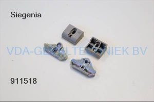 Siegenia PSK 200-A2860 TS B1/10 sluitplaat 4-delig