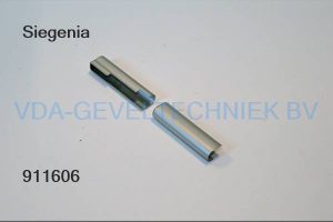 Siegenia afdekkap S schaarlager Zilver/EV1 FKSL0010. Kozijndeel boven scharnier. Links