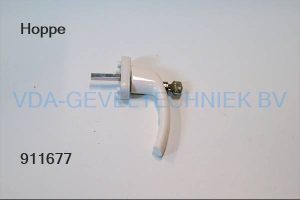 Hoppe raamgreep/raamkruk Tokyo 0710S/U26 7x40 stift afsluitbaar  RAL9001 Creme