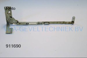 Roto schaararm verdekt (Schere arm) kozijndeel. Gr. 250 FFB 330-600 rechts Designo nr. 211  385425 Veka Topline
