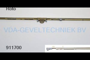 Roto Centro 100 espagnolet (Getriebe) met constante krukhoogte van 413MM.  FFH 801-1000 Gr.865 MV. Ter behoeve van houten en kunststof draaikiep ramen. R601B3000