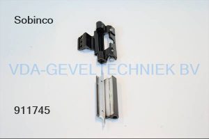 SOBINCO CHRONO SCHARNIERSET DRAAIKIEP 35140-11 Ral 9004 zwart