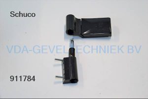 Schuco 2 delig scharnier  KT-B  voor CT 70 Antraciet Grijs 21524200