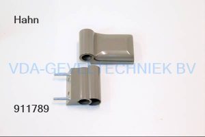 Dr. Hahn 2-delig scharnier Serie KT-B Fix  RAL7039 Kwarts grijs Deceuninck