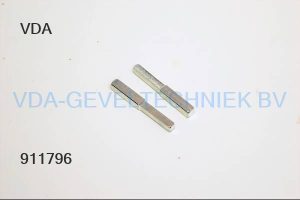 HVN VIERKANTSTIFT 8/10 L=80 (40-40) TBV hefslot