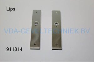 Lips Krukschild zonder kruk voor loopslot Binnen binnen 267x44 mm met patentboutjes deurdikte max 40 mm