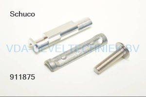 Schuco Klemmanker M6 L51 set a 1 stuks   tbv.  Rollenband scharnieren ADS 65 HD, ADS 70 HD, ADS 75 HD.HI