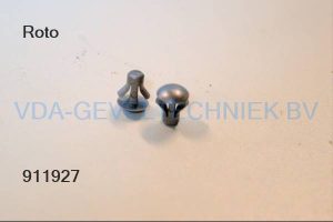 ROTO INSTEEKDOP PVC TBV RAAMLAGER Zilver