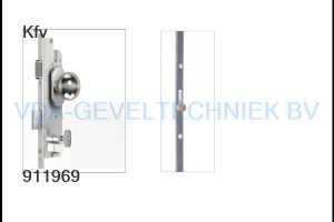 KFV meerpuntssluiting AS8250 35/92/F24 2170mm R001 type1 sleutelbediend 4 verstelbare rolnokken