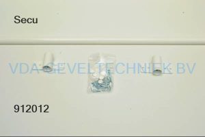 Secubar Barriere-stang voor bovenlicht  L= 1000 mm inkortbaar recht opschroefbaar inbraakbeveiliging