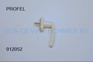 Profel Raamkruk Raamgreep RAL9001 Creme Stift 25x7mm