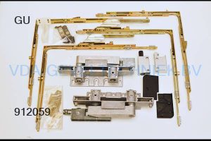 GU PSK Grondkarton Loopwagens + Schaar set  968/200 / 966 Rechts EV1  Schuifdeur