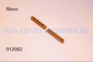 Maco Multi 2000 scharnier onderlegplaat met 1 mm verleg Kunststof