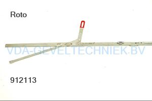 Roto stolp espagnolet variabel (Stulpgetriebe) mittig FFH 621-900MM Gr.680.