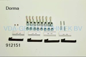 Dorma  LM  montage zak voor 2 delig zelfdragende Aluminium Paumelle