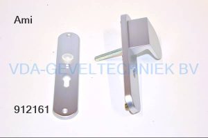 Ami Duwer Kruk schild Binnen buiten PZ 55  250 x 50 mm afgerond Rechts 653300