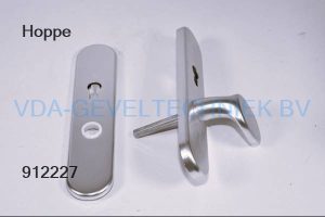 Hoppe Senioren Veiligheidsbeslag. Duwer/Kruk schild Rechts. PC72 F2 SKG**