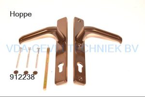 Hoppe smalschild kruk/kruk binnen / buiten PZ92 Mat Zwart