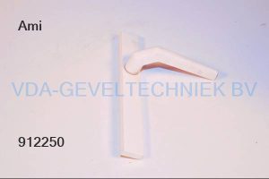 Ami deurkruk langschild Buiten blind RAL9001 245x30 (greep) (klink) (hendel)