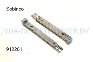 Sobinco Securistyle RVS uitzetschaar set 159x18mm  P694-159 DT6 50 graden max 10kg
