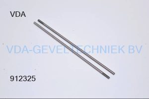 Draadeind m6x240mm  20 mm draad RVS