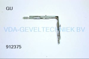 Gu hoekoverbrenging (Eckumlenkung) 1 x padnok met ingebouwde kierstand Rechts