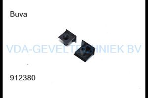 Buva afdekdop 14.50.632 Zwart kunststof