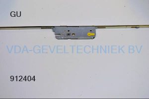 GU meerpuntssluiting 45 / 92 / 16 x 2280 mm / blokschoten sleutel bediend 730/760 zwarte voorplaat