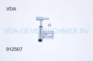 Theuma Opdekscharnier voor stalen binnendeur kozijn 2 delig met schroef